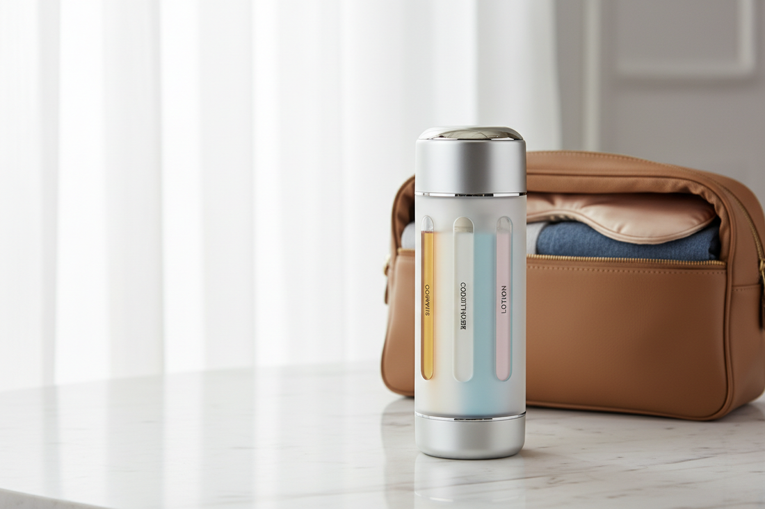 4 in 1 Travel Dispenser Bottle: The Smarter Way to Travel Light