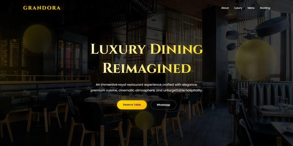 Website For Restaurants