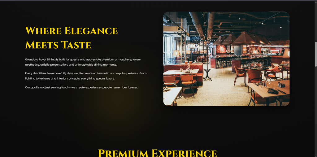 Website For Restaurants
