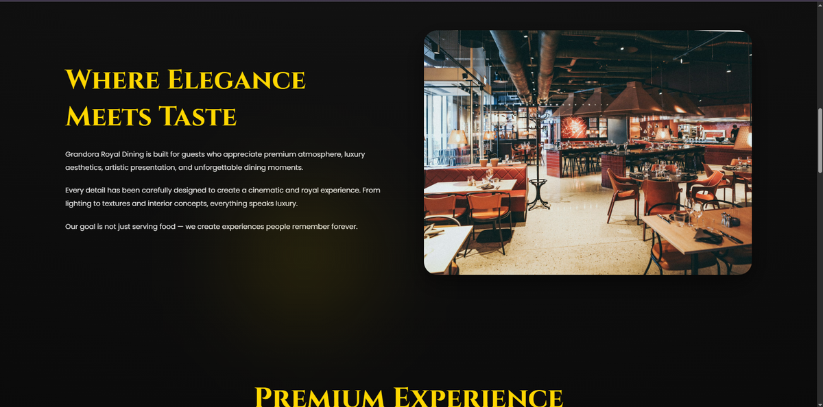 Website For Restaurants