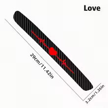 Car stickers, heart-shaped heartbeat pattern car stickers, electrocardiogram tail lights car stickers, adding eye-catching safet