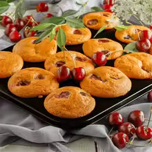 6/12 Cups Square Cupcake Pan Muffin Tray Cupcake Mold Muffin Pan Carbon Steel Baking Pan Non Stick Bakeware For Kitchen Oven