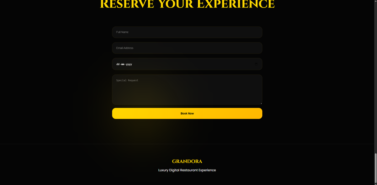Website For Restaurants