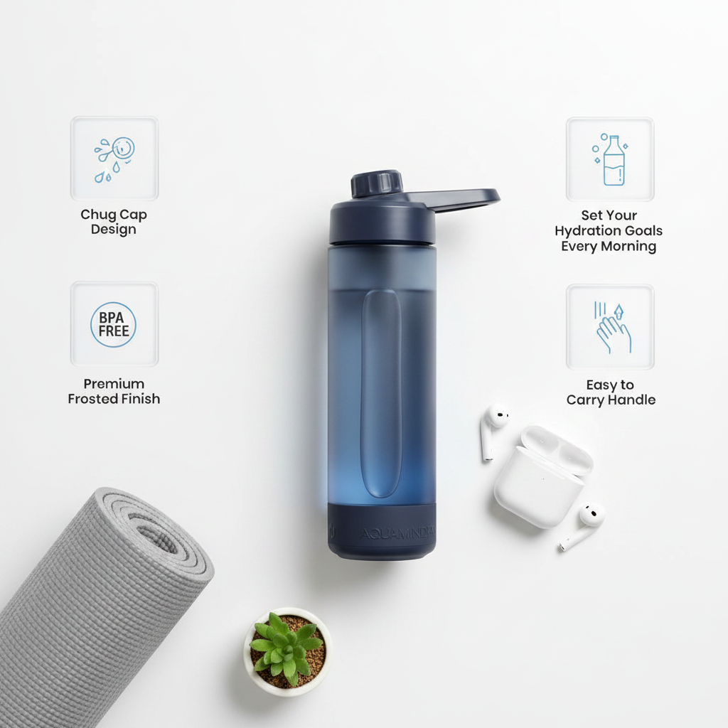 Aquaminder Flat Lay