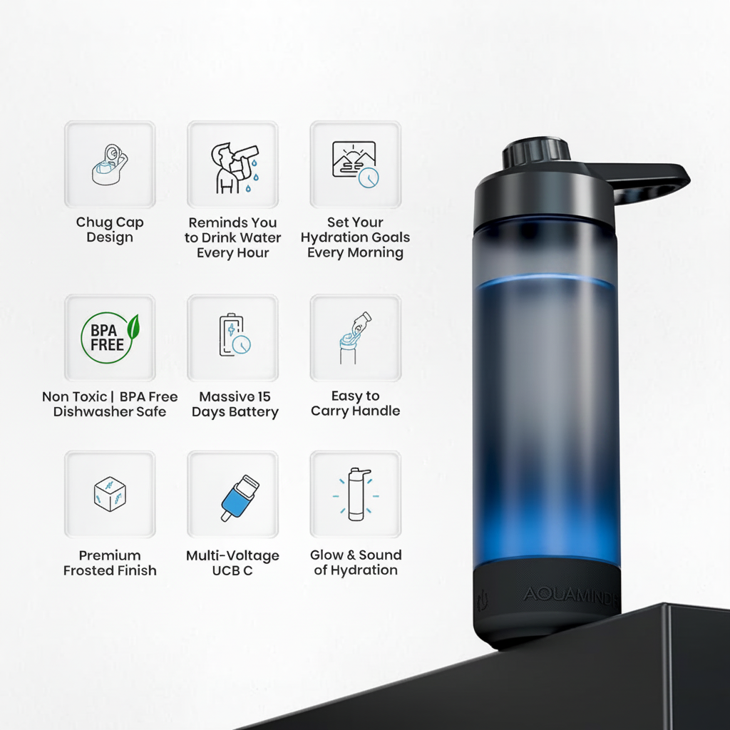 Aquaminder Smart Water Bottle