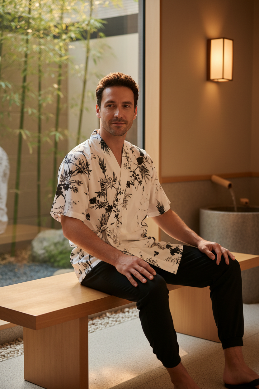 Bamboo Set Male Seated