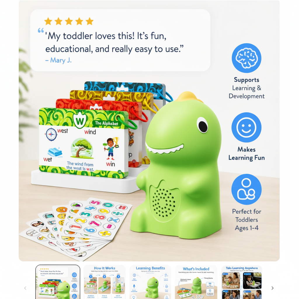 Dinosaur Learning Toy Set