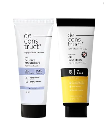 Deconstruct Oil-Free Moisturizer and SPF 50 Sunscreen
