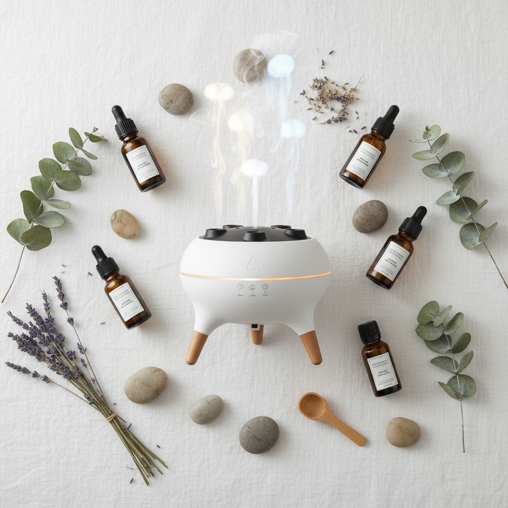 Jellyfish Diffuser Flat Lay