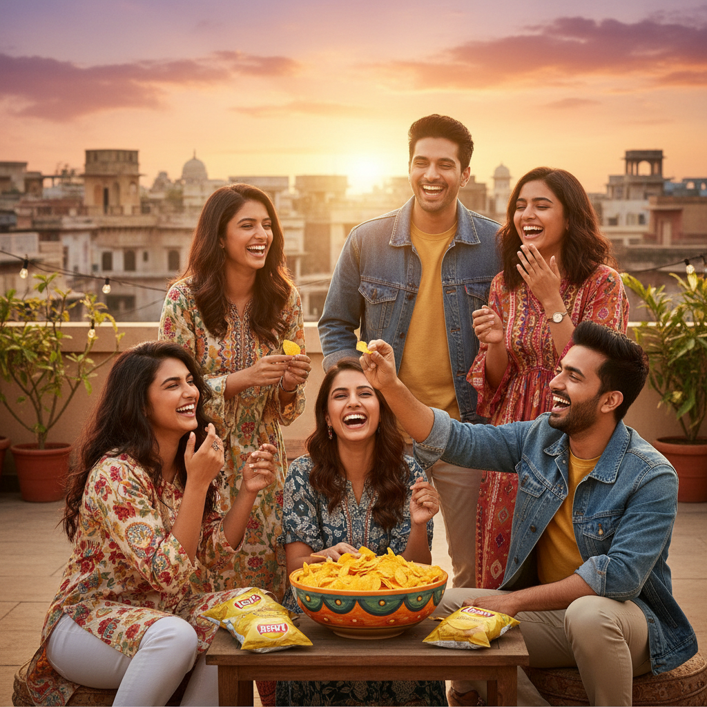 Lay's Magic Masala Lifestyle Shot