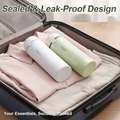 Travel Dispenser Bottle - White & Green