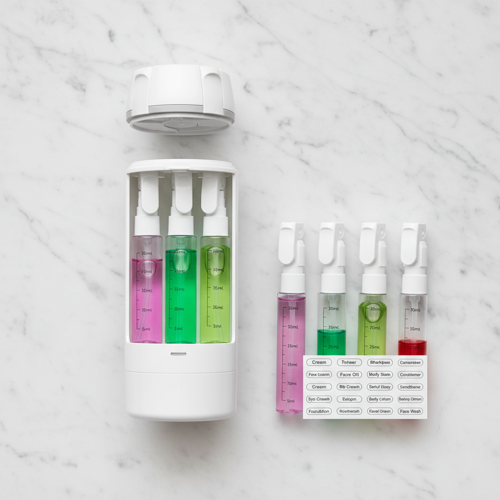 Travel Dispenser - Flat Lay